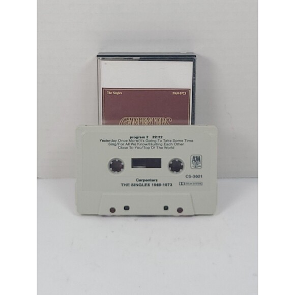 Carpenters The Singles 1969-1973 Cassette Tape Album 1973 - Picture 5 of 5